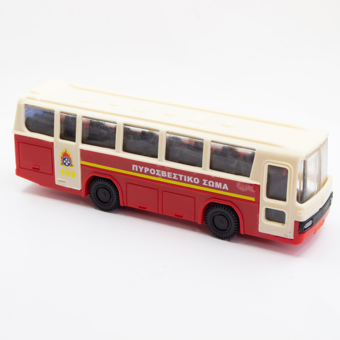 Λεωφορείο JoyToy Πυροσβεστικής Άσπρο-Κόκκινο